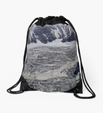 The Pasterze glacier in the Alps in Austria. Drawstring Bag