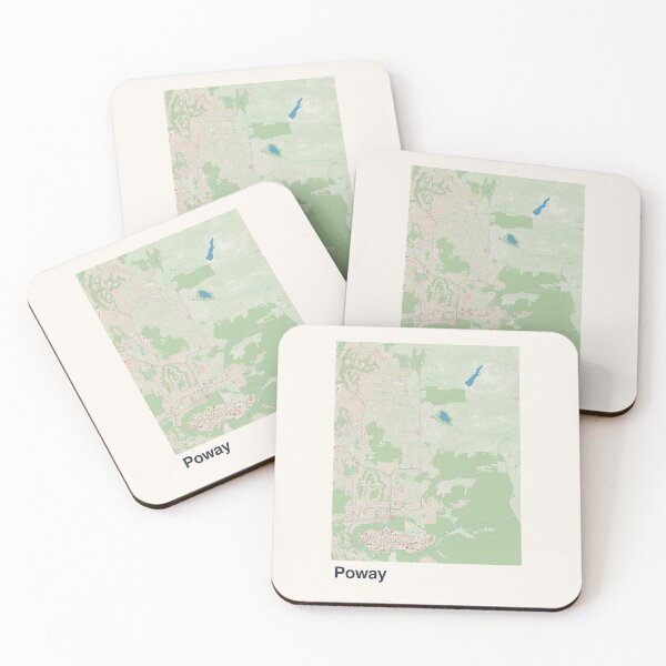 Item preview, Poway Minimalistic Map Art designed and sold by MapsNerd.