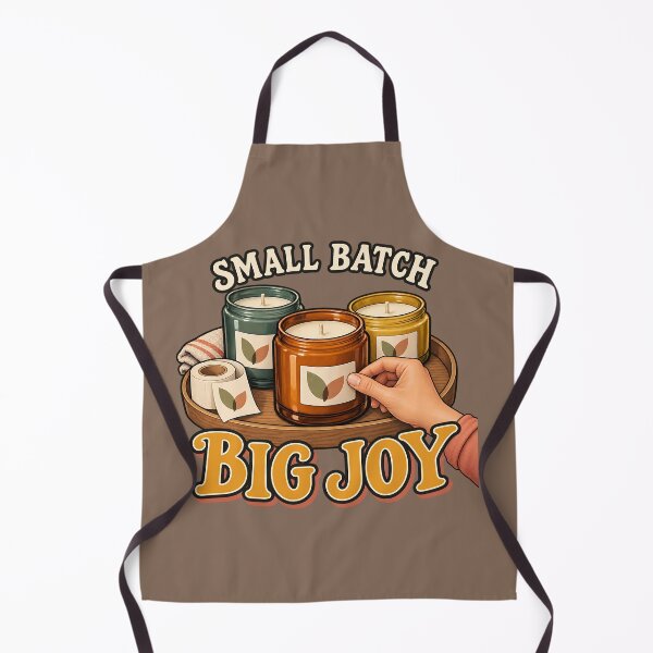 Item preview, Small Batch Big Joy Artisan Candle Making Retro Aesthetic designed and sold by MythicCotton.