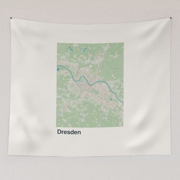 Item preview, Dresden Minimalistic Map Art designed and sold by MapsNerd.