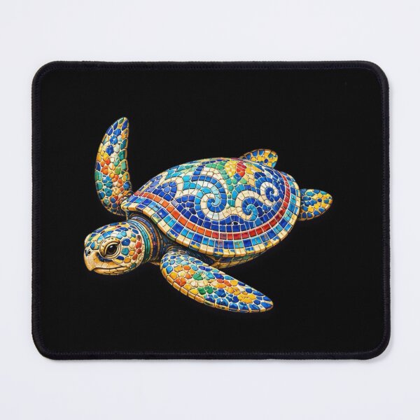 Item preview, Colorful Turtle Art / Geometric Turtle / Ocean Art collection designed and sold by Zaru Art Studio.