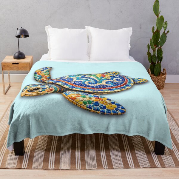 Item preview, Colorful Turtle Art / Geometric Turtle / Ocean Art collection designed and sold by Zaru Art Studio.