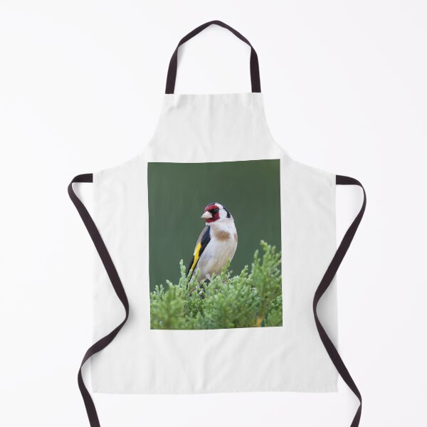 Item preview, Colorful Goldfinch on Green Shrub designed and sold by wildframe-color.
