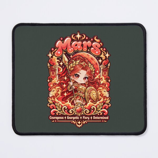 Item preview, Mars Kawaii Astrology – Fiery Celestial Warrior Goddess designed and sold by MetaModel Editions.