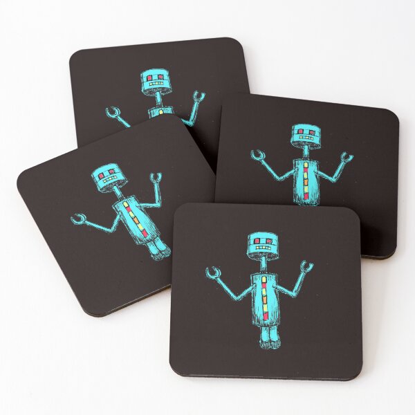 Item preview, Turquoise robot designed and sold by ArthureCendre.