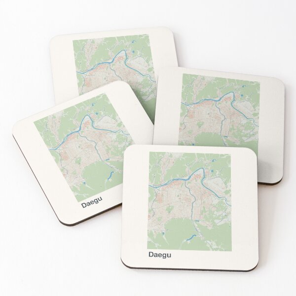 Item preview, Daegu Minimalistic Map Art designed and sold by MapsNerd.