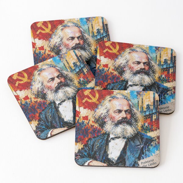 Item preview, Karl Marx Painting – Philosopher and Revolutionary Portrait designed and sold by GalleryKauffeld.