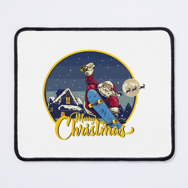 Item preview, Christmas Skateboarding Santa designed and sold by stringe-apoloni.