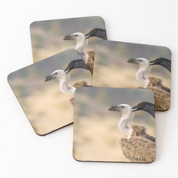 Item preview, Vulture and Crow Interaction in Natural Habitat designed and sold by wildframe-color.