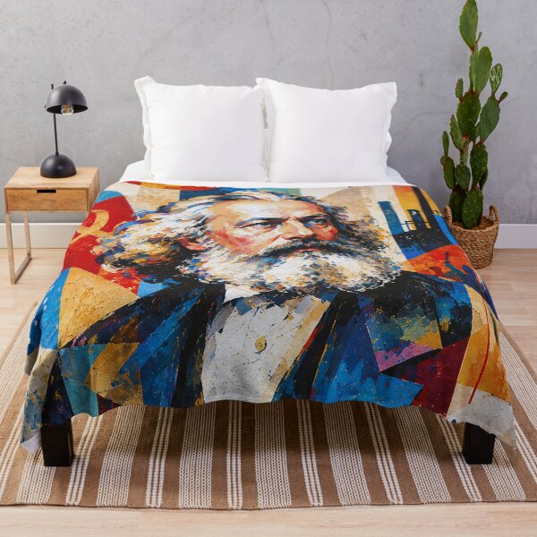 Item preview, Karl Marx Painting – Iconic Philosopher Portrait Art designed and sold by GalleryKauffeld.