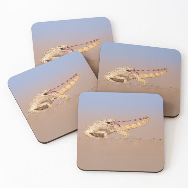 Item preview, Monitor Lizard with Forked Tongue in Desert designed and sold by wildframe-color.