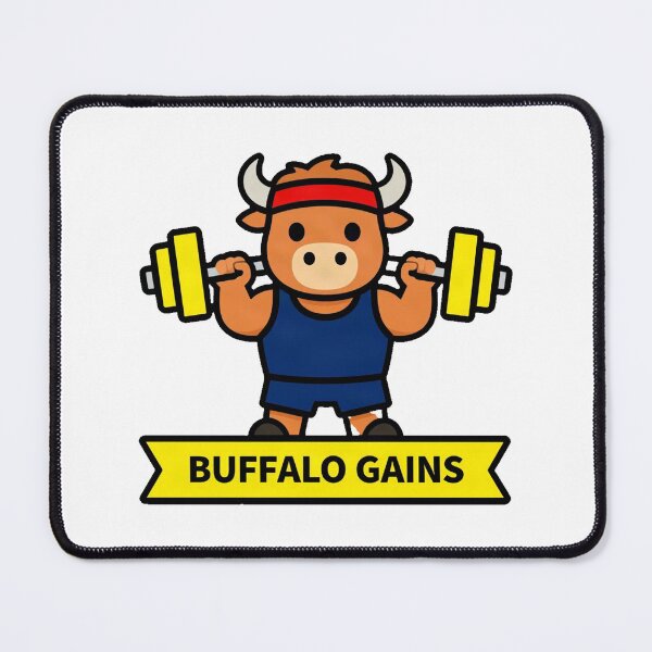 Item preview, Funny Gym Bison Lifting Weights designed and sold by Arc2020.