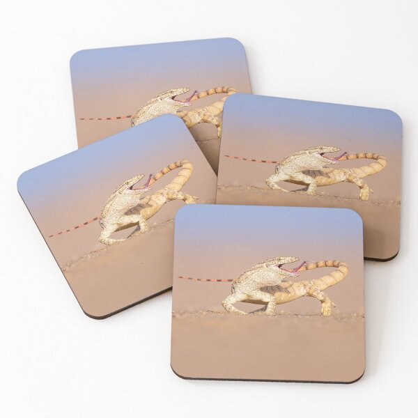 Item preview, Desert Monitor Lizard with Open Mouth designed and sold by wildframe-color.