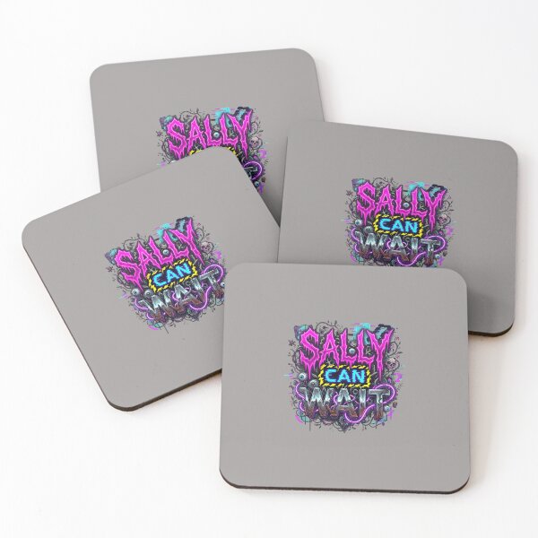 Item preview, SALLY CAN WAIT Text Graphic Minimalist Statement-91 designed and sold by MathyRorie.