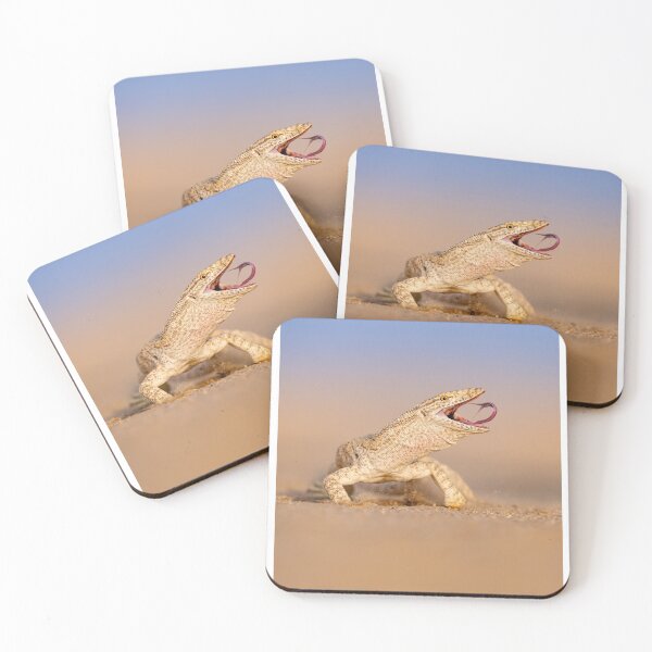 Item preview, Desert Monitor Lizard with Tongue Out designed and sold by wildframe-color.