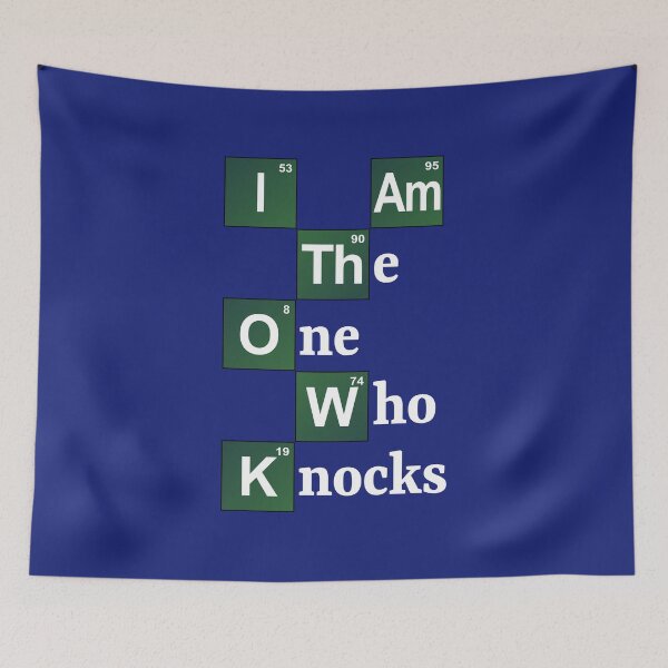 Item preview, I Am the One Who Knocks (Periodic Table Initials) (Vertical) designed and sold by Karate Octopus.