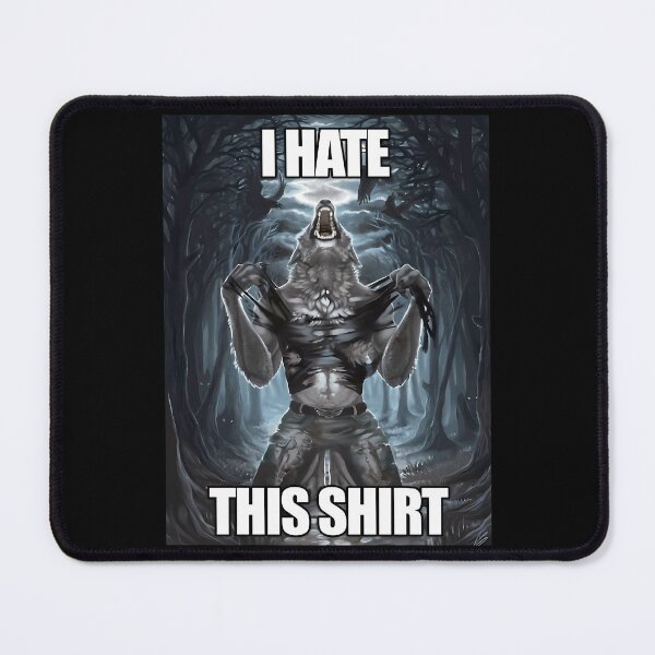 Item preview, Funny Wolf Ripping Shirt Hate This Meme designed and sold by diasj-alisa.