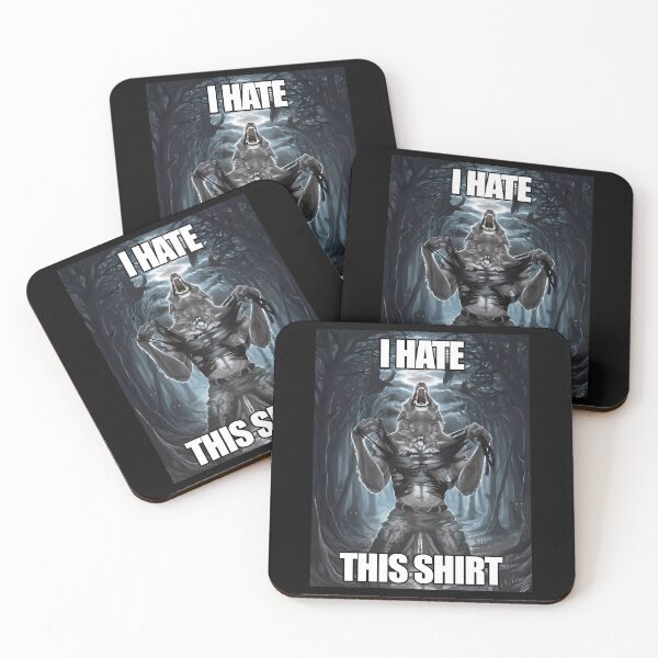Item preview, Funny Wolf Ripping Shirt Hate This Meme designed and sold by diasj-alisa.