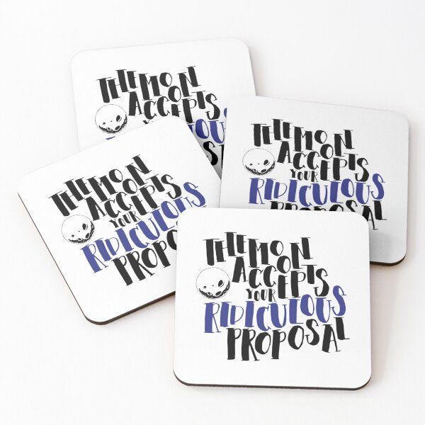 Item preview, The Moon Accepts Your Ridiculous Proposal - April Ludgate designed and sold by carlton-ayal.