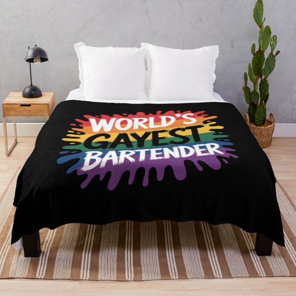 Item preview, World's Gayest LGBT Bartender designed and sold by Samuromero.