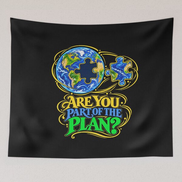 Item preview, Are You Part of the Plan? – Earth Puzzle T-Shirt designed and sold by Aimetoi.