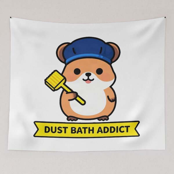 Item preview, Cute Chinchilla Dust Bath Lover designed and sold by Arc2020.