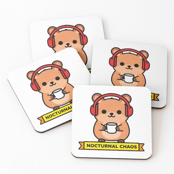 Item preview, Funny Nocturnal Chinchilla Coffee Lover designed and sold by Arc2020.