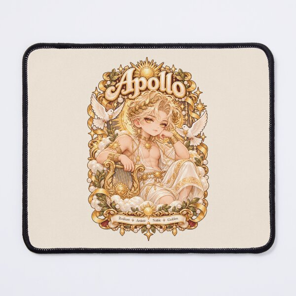 Item preview, Apollo – Golden Sun God Kawaii Greek Mythology Art designed and sold by MetaModel Editions.