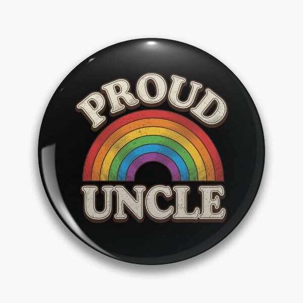 Item preview, LGBTQ Proud Uncle Gay Pride LGBT Ally Family Rainbow Flag designed and sold by Maureendz.