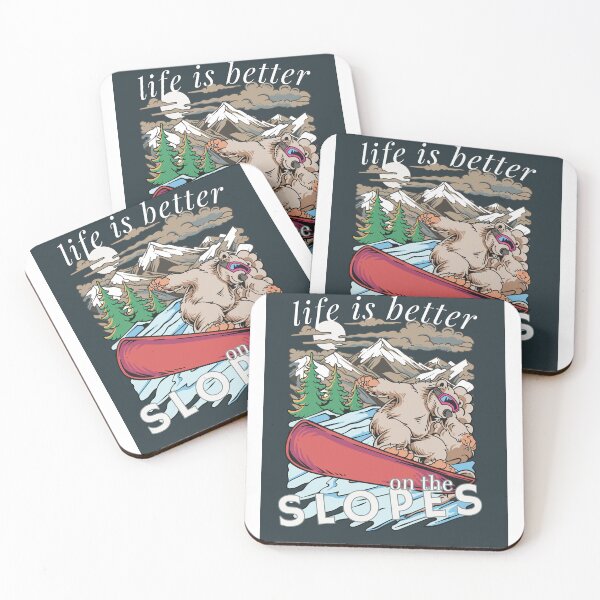 Item preview, Life Is Better on the Slopes designed and sold by Radwena Store.