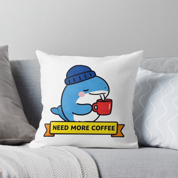Item preview, Grumpy Morning Coffee Narwhal designed and sold by Arc2020.