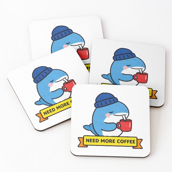 Item preview, Grumpy Morning Coffee Narwhal designed and sold by Arc2020.