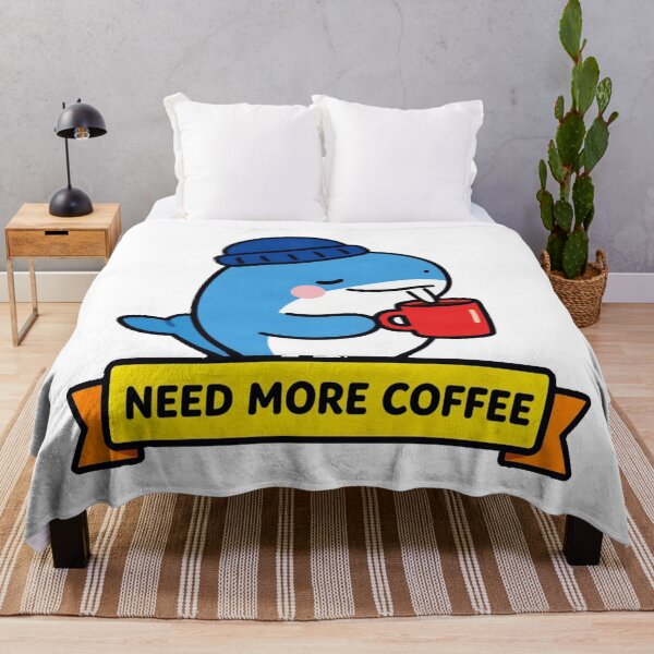 Item preview, Grumpy Morning Coffee Narwhal designed and sold by Arc2020.