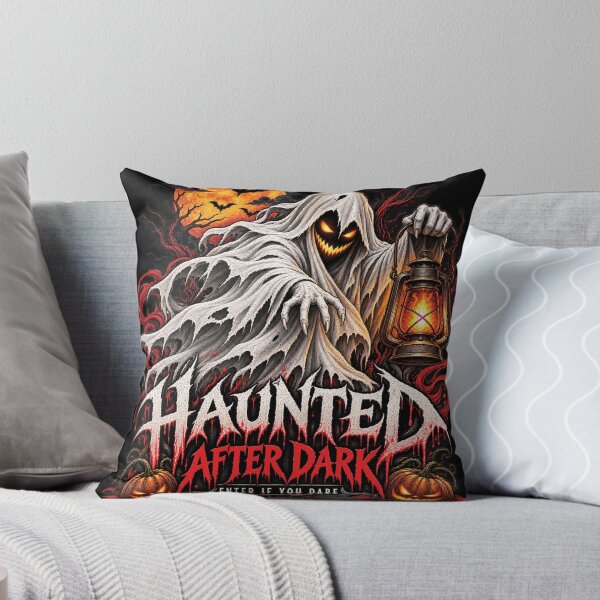 Item preview, Haunted After Dark – Spooky Ghost Halloween Design designed and sold by Graphic Therapist.