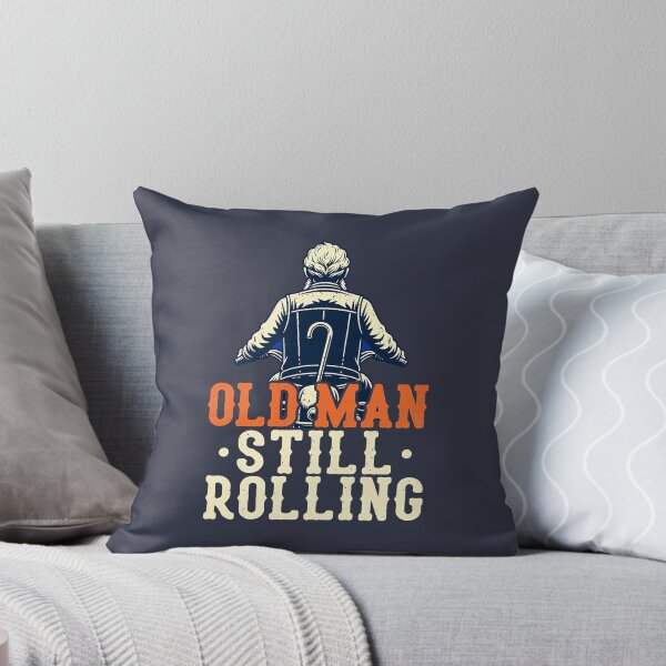 Item preview, Old Man Still Rolling, White Bearded Biker Grandpa designed and sold by LV-creator.