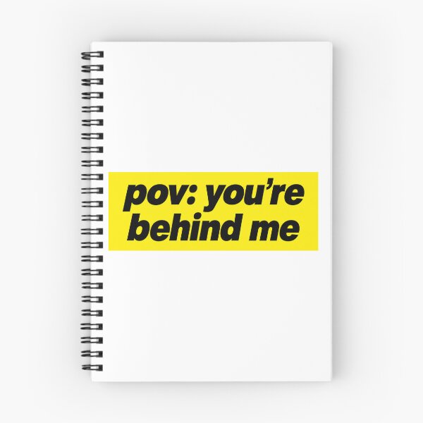 Item preview, POV: You're Behind Me Funny Bumper designed and sold by SULALA-cats.