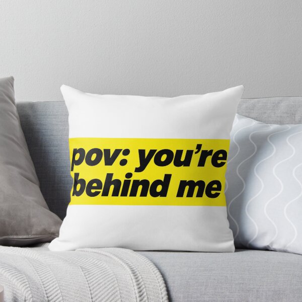 Item preview, POV: You're Behind Me Funny Bumper designed and sold by SULALA-cats.