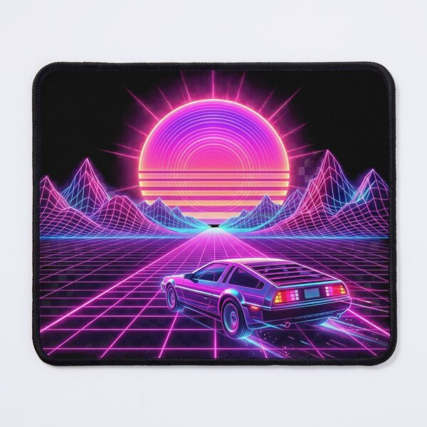 Item preview, Retro Synthwave Sports Car Sunset Drive designed and sold by bvdesignart.