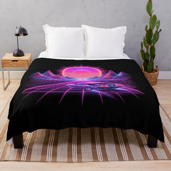 Item preview, Retro Synthwave Sports Car Sunset Drive designed and sold by bvdesignart.