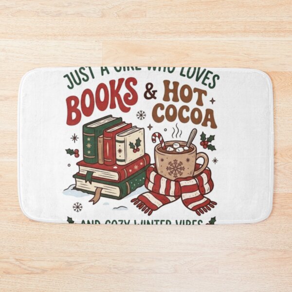Item preview, Just A Girl Who Loves Books and Hot Cocoa Christmas designed and sold by Founderpallavi.