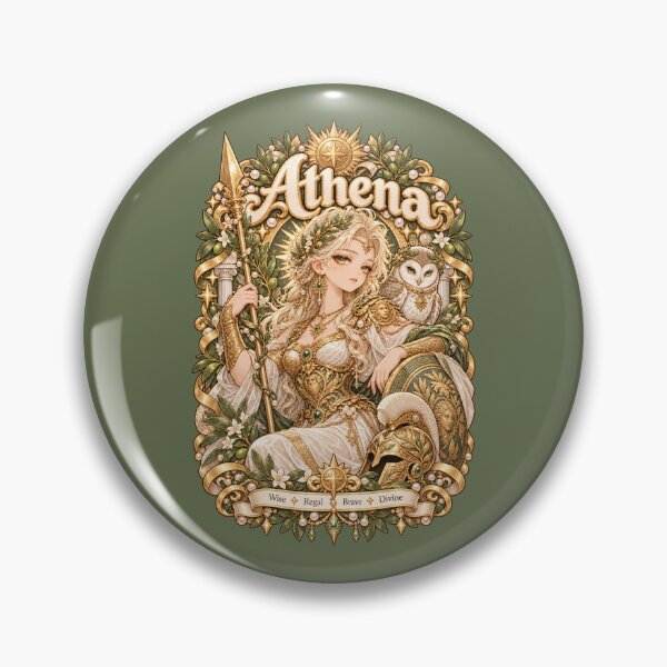 Item preview, Athena – Wise Warrior Goddess Kawaii Greek Mythology designed and sold by MetaModel Editions.