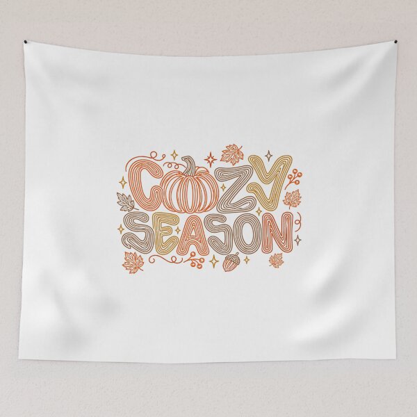 Item preview, Cozy Season – Retro Fall Pumpkin Autumn Leaves Groovy Typography designed and sold by Jose Art Studio.