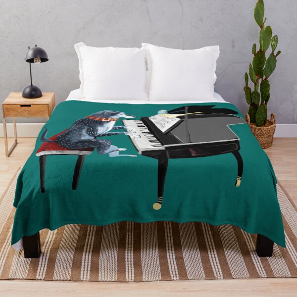 Item preview, Piano lesson with Angel in teal designed and sold by belettelepink.