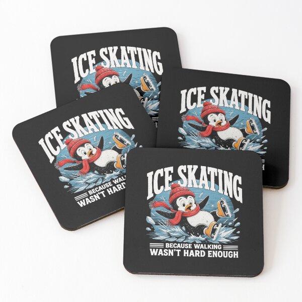 Item preview, ICE SKATING BECAUSE WALKING WASN’T HARD ENOUGH designed and sold by Maureendz.