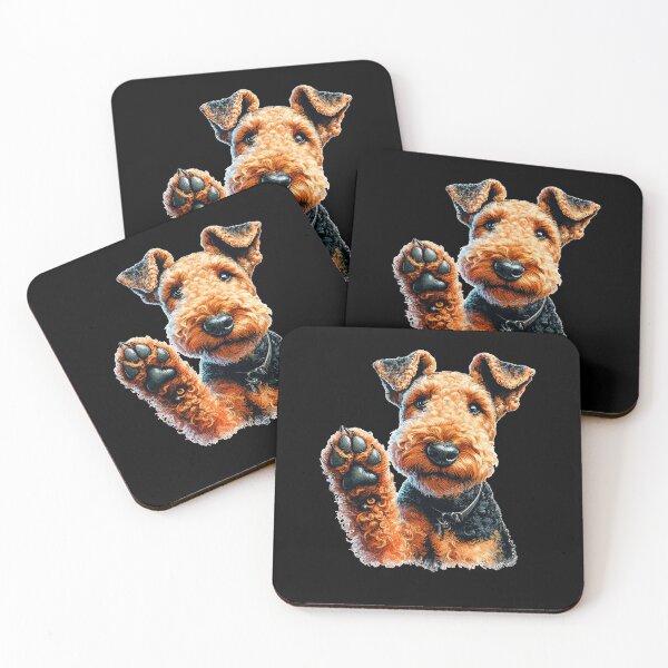 Item preview, Airedale Terrier Puppy Large Terrier Wire (21) designed and sold by William Grey.