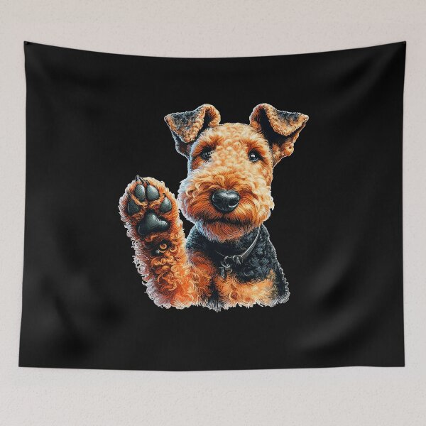 Item preview, Airedale Terrier Puppy Large Terrier Wire (21) designed and sold by William Grey.