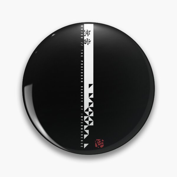 Item preview, MUJOU Impermanence Cyberpunk Techwear Japanese Kanji Spine Design designed and sold by TarunekoT.