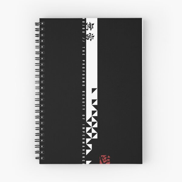 Item preview, MUJOU Impermanence Cyberpunk Techwear Japanese Kanji Spine Design designed and sold by TarunekoT.