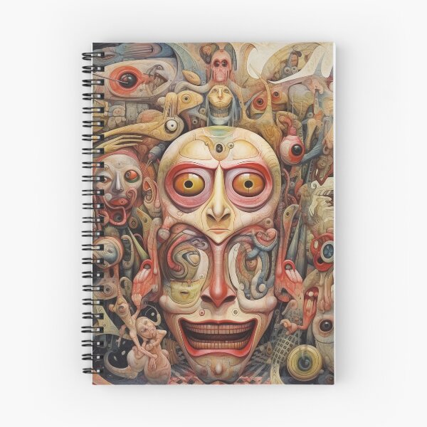 Item preview, Psychedelic Masquerade Faces designed and sold by bfunky-visuals.