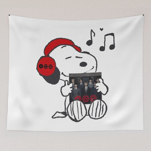 Item preview, Snoopy Listening to Music Beagle designed and sold by TeriGertrudis.
